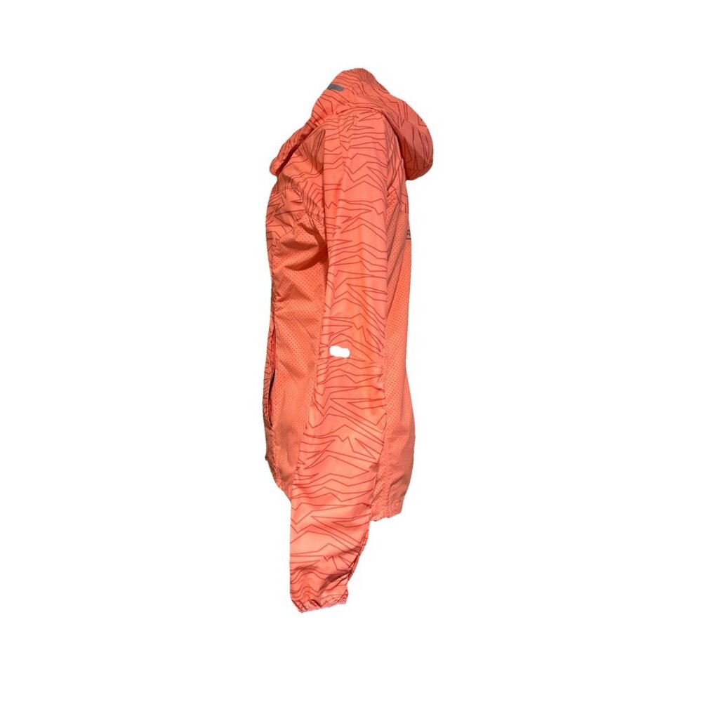 Avalanche Jacket Women's S Neon Orange Hoodie Full Zip Lightweight Windbreaker - Picture 6 of 11
